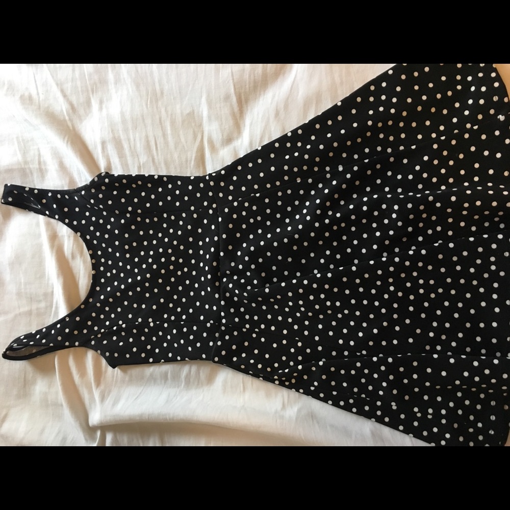 Mini polka dot dress